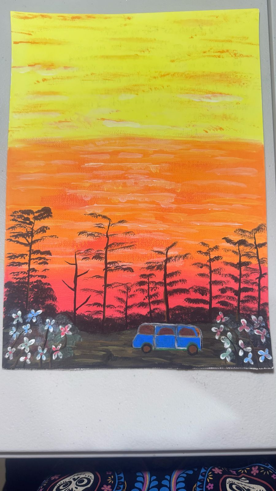 Atardecer en Ruta