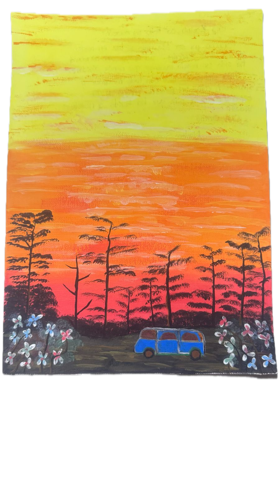 Atardecer en Ruta